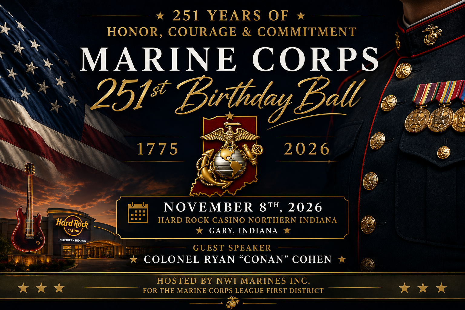 Campaign cover image for Marine Corps 251 Birthday Ball