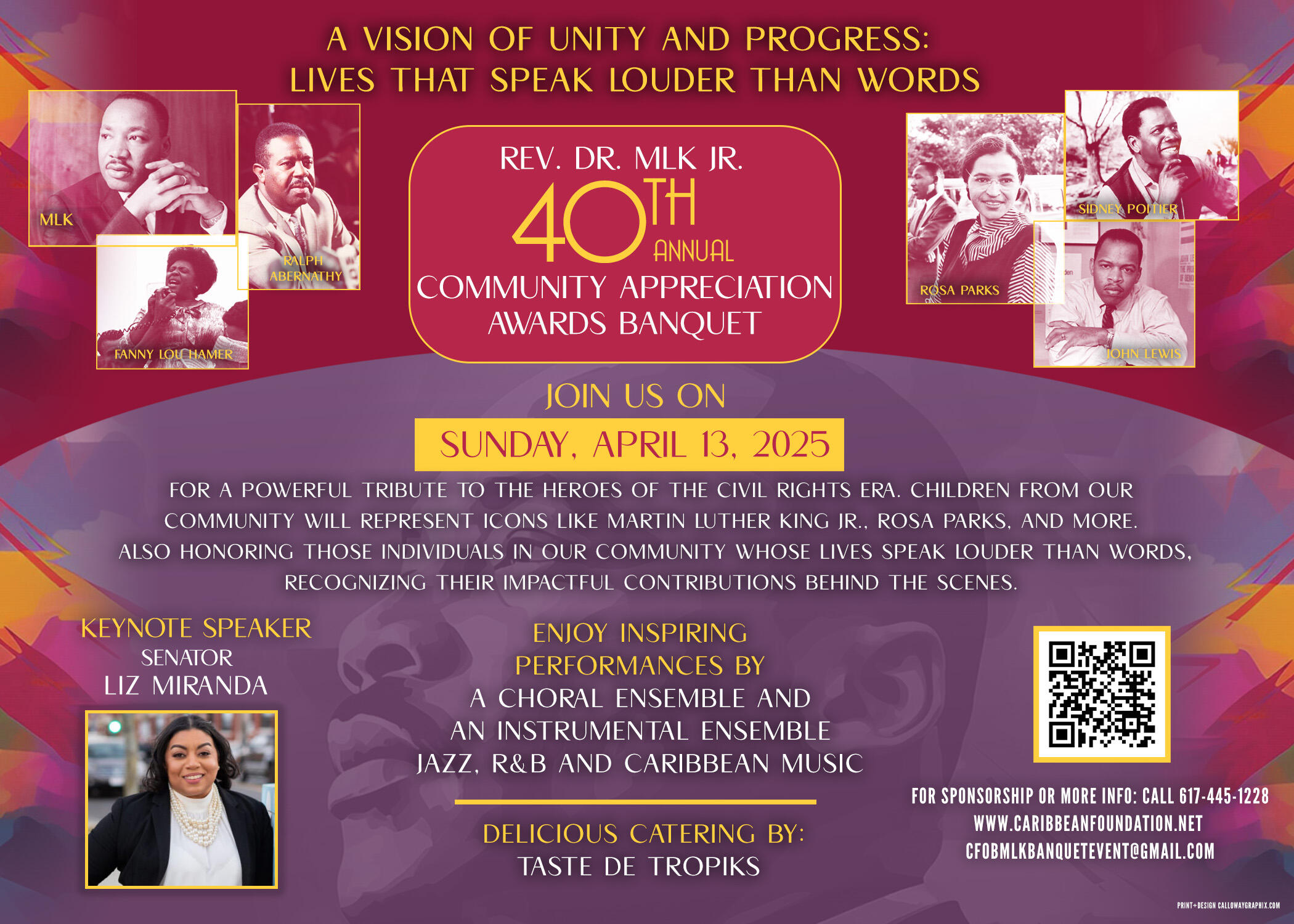 Campaign cover image for Rev. Dr. MLK Jr. 40th Annual Community Appreciation Awards Banquet