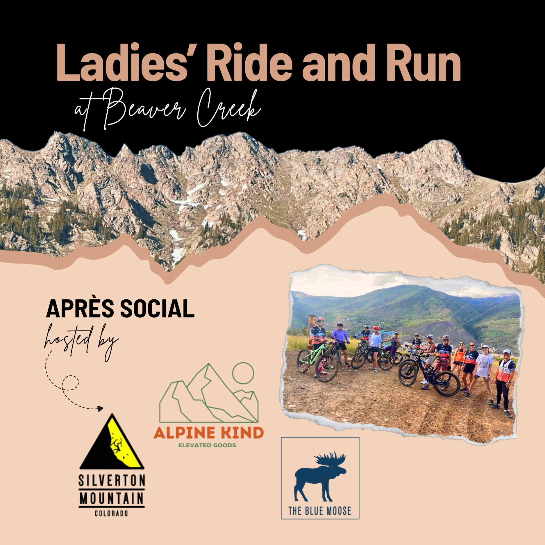 Campaign cover image for 9/10 Beaver Creek Ladies' Ride + Run with Gore Range Gravity Alliance