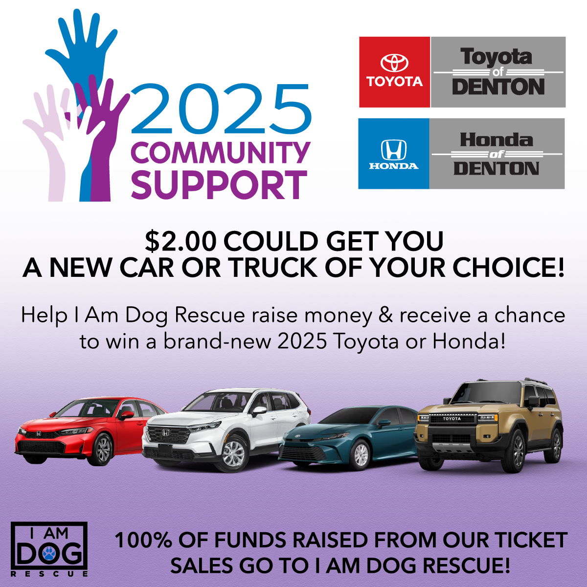 2025 New Car Raffle - I Am Dog Rescue | I Am Dog Rescue Inc