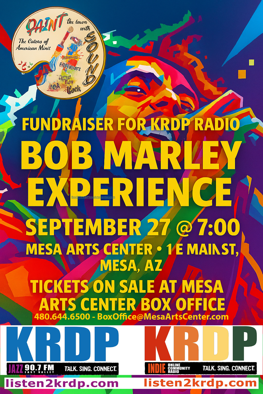 Campaign cover image for KRDP Presents Bob Marley Experience Concert Sponsorship