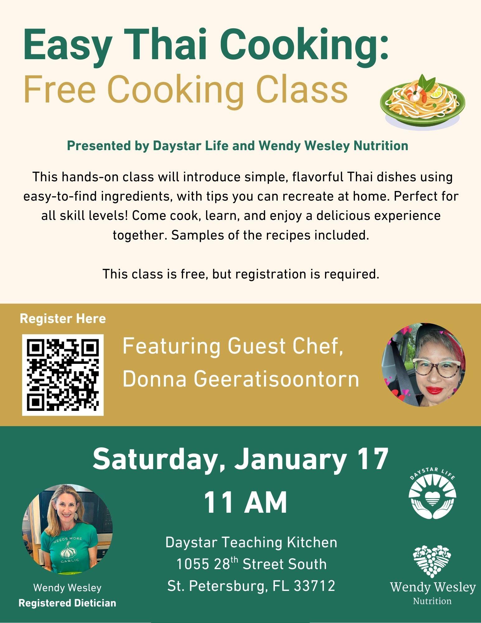 Campaign cover image for Easy Thai Cooking Class