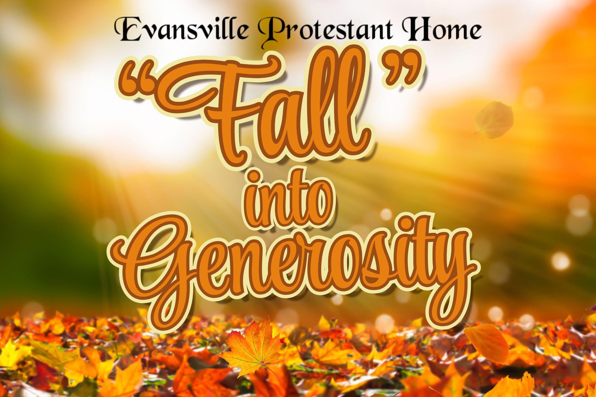 Campaign cover image for Fall Into Generosity