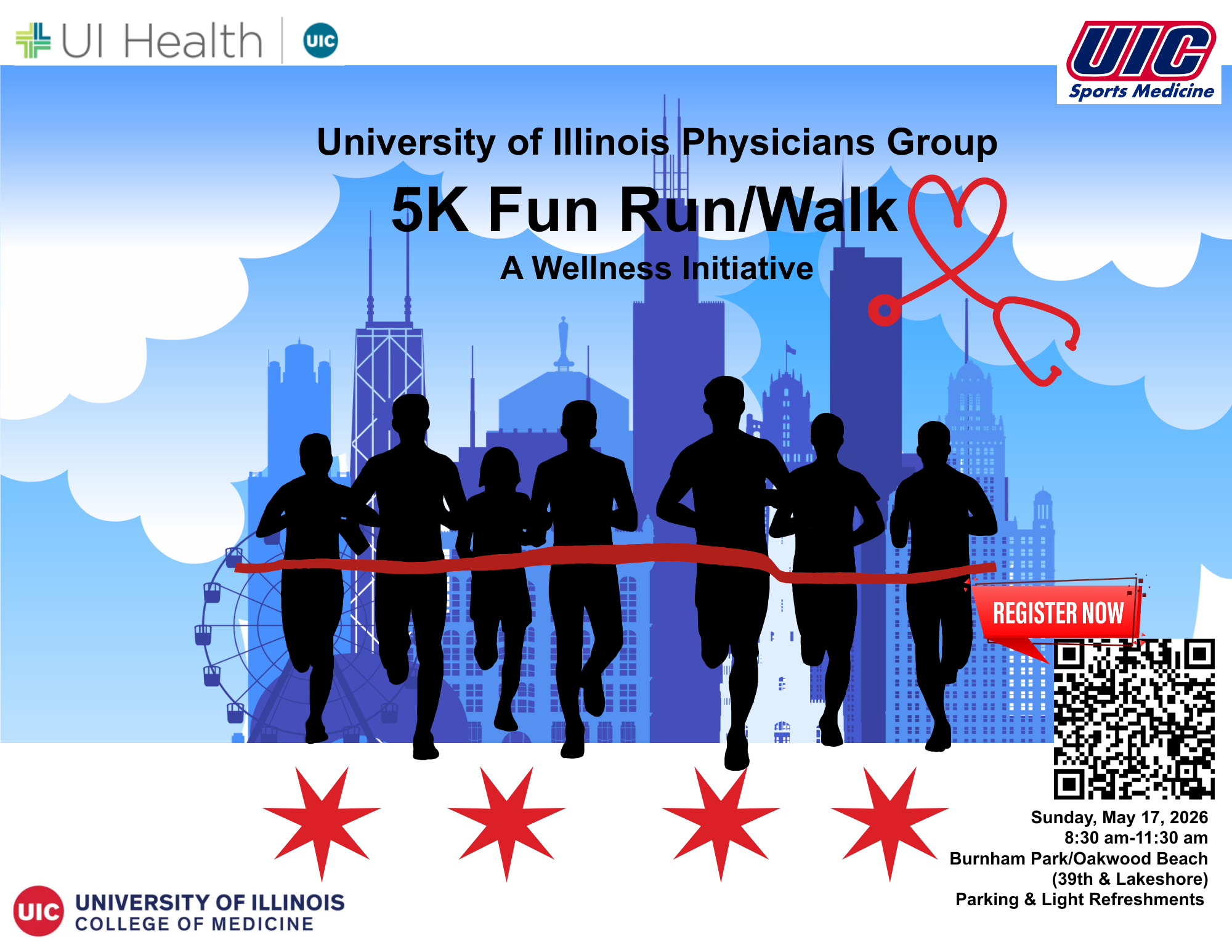 Campaign cover image for UIC Physician Group Fun Run 2026