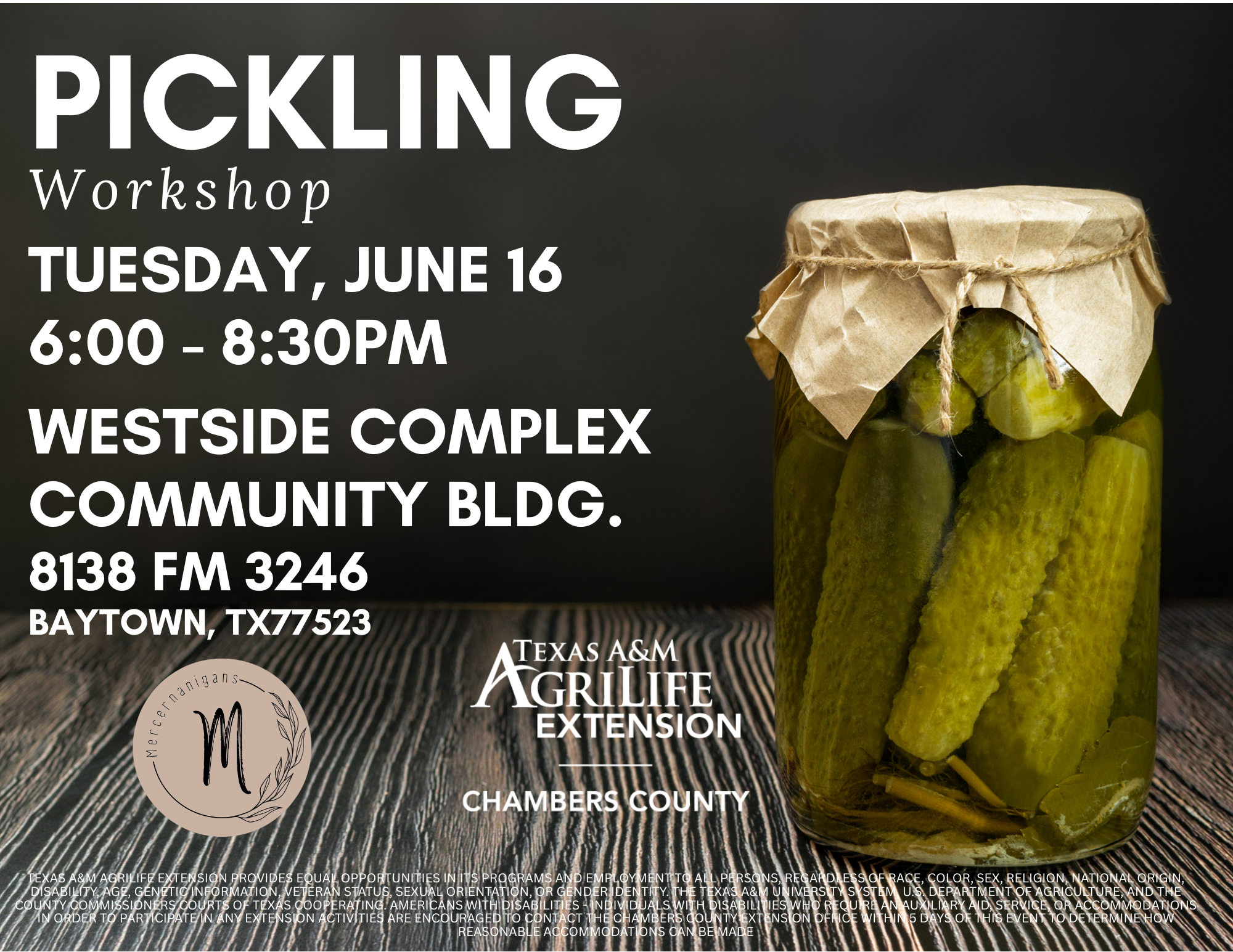Campaign cover image for Pickling Workshop