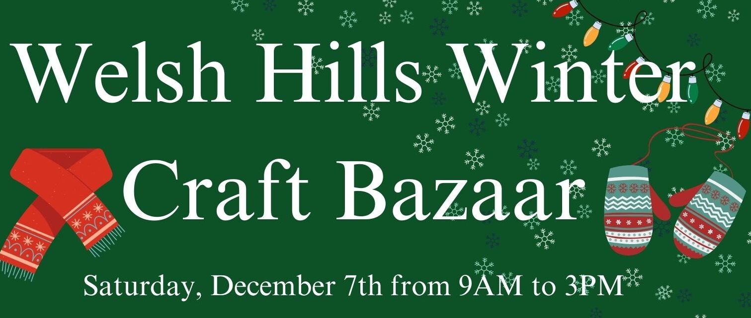 2024 Welsh Hills School Holiday Bazaar Welsh Hills School
