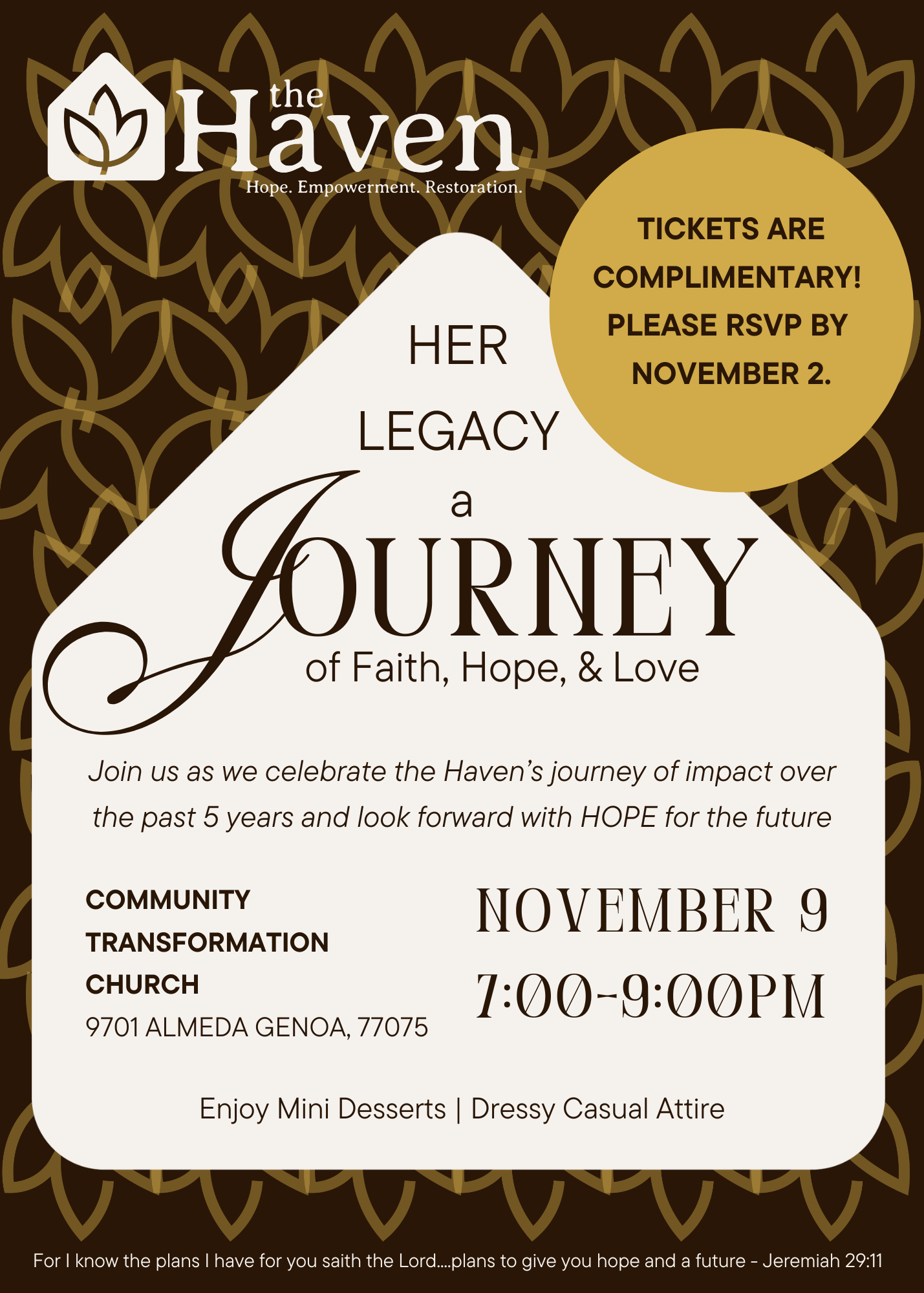 Campaign cover image for The Haven Gathering: A Journey of Faith, Hope, & Love