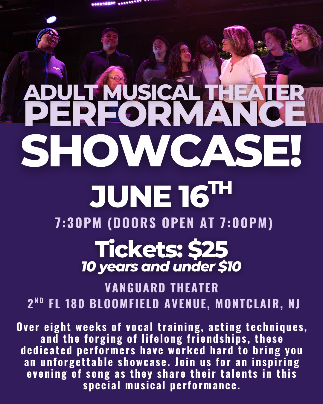 Campaign cover image for Vanguard Theater - Adult Musical Theater Showcase