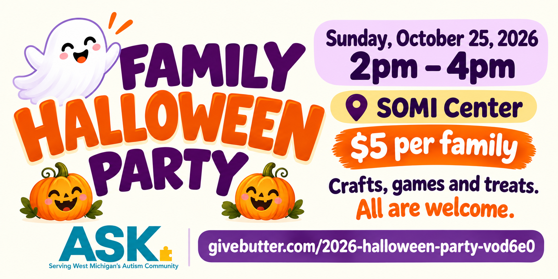 Campaign cover image for 2026 Family Halloween Party