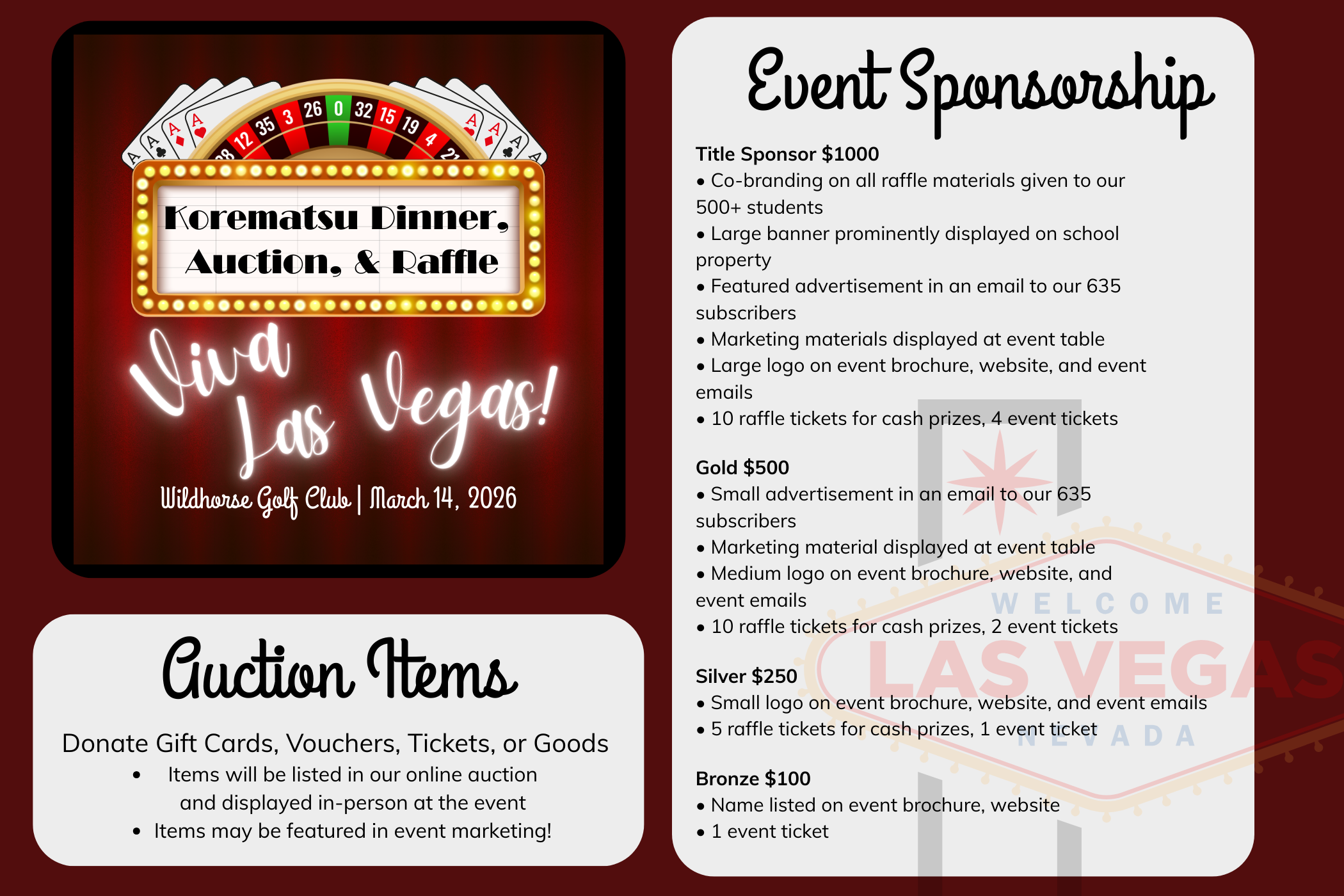 Campaign cover image for KPTO 2026 Auction Donation & Sponsorship Form