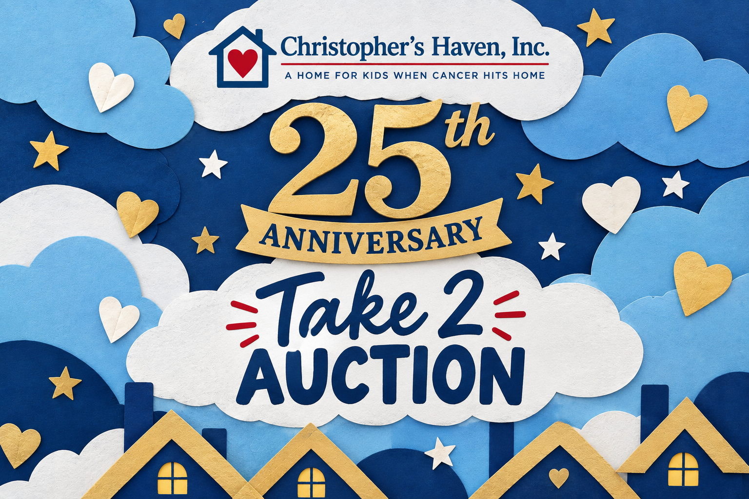 Campaign cover image for Christopher's Haven 25th Anniversary: Take 2 Online Auction