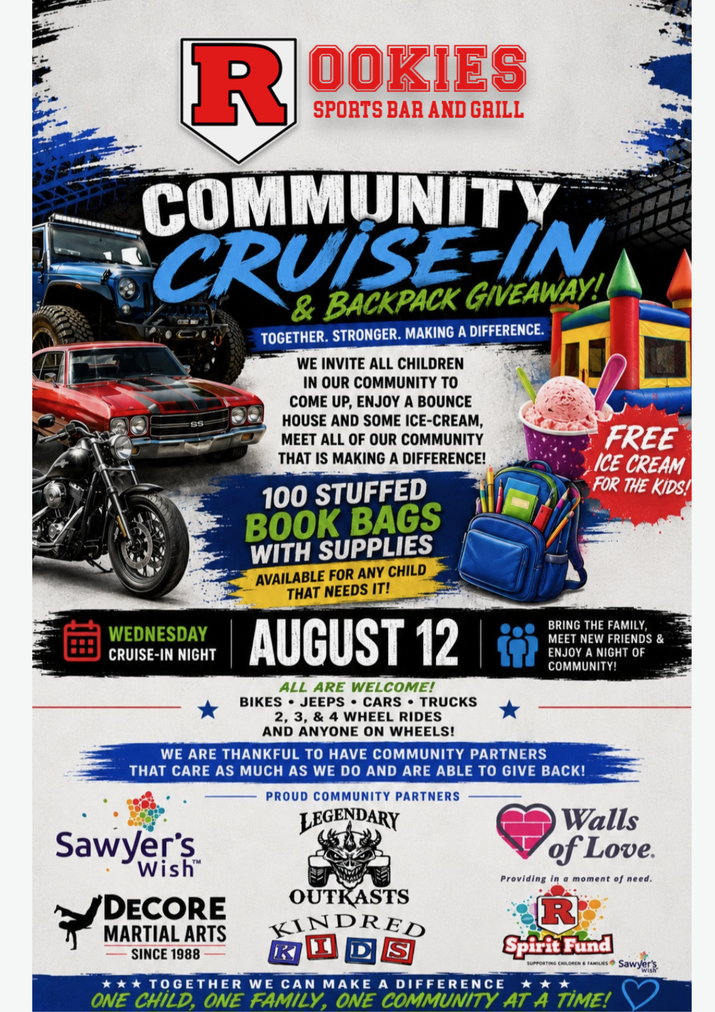 Campaign cover image for Community Cruise-In & Backpack Giveaway