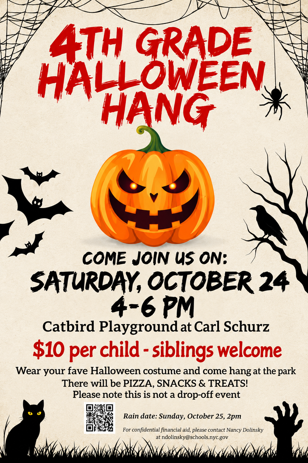 Campaign cover image for 4th Grade Halloween Hang 2026