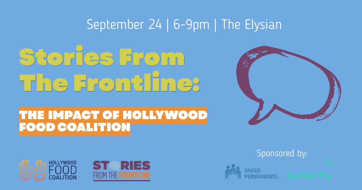 Campaign cover image for Stories From The Frontline:  The Impact of Hollywood Food Coalition