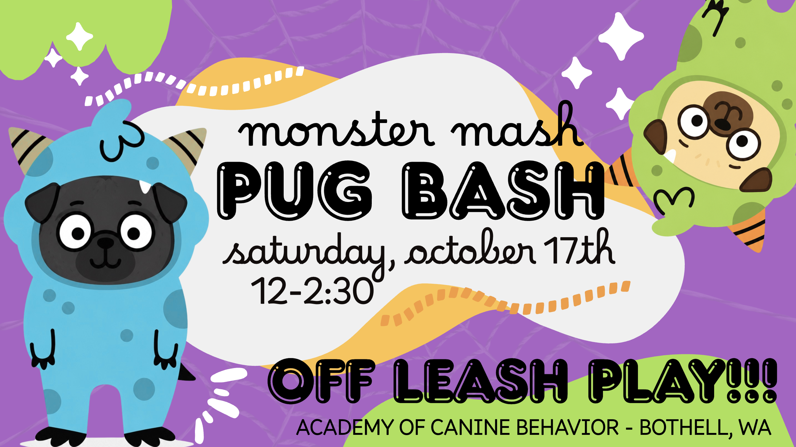 Campaign cover image for Monster Mash Pug Bash 2026