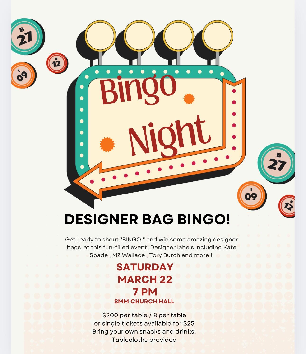 Campaign cover image for 2025 HSA Designer Bag Bingo