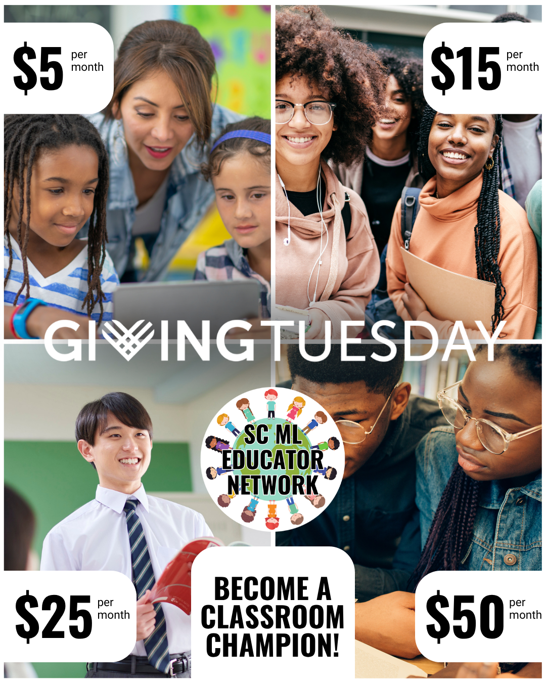 Campaign cover image for Become a Classroom Champion