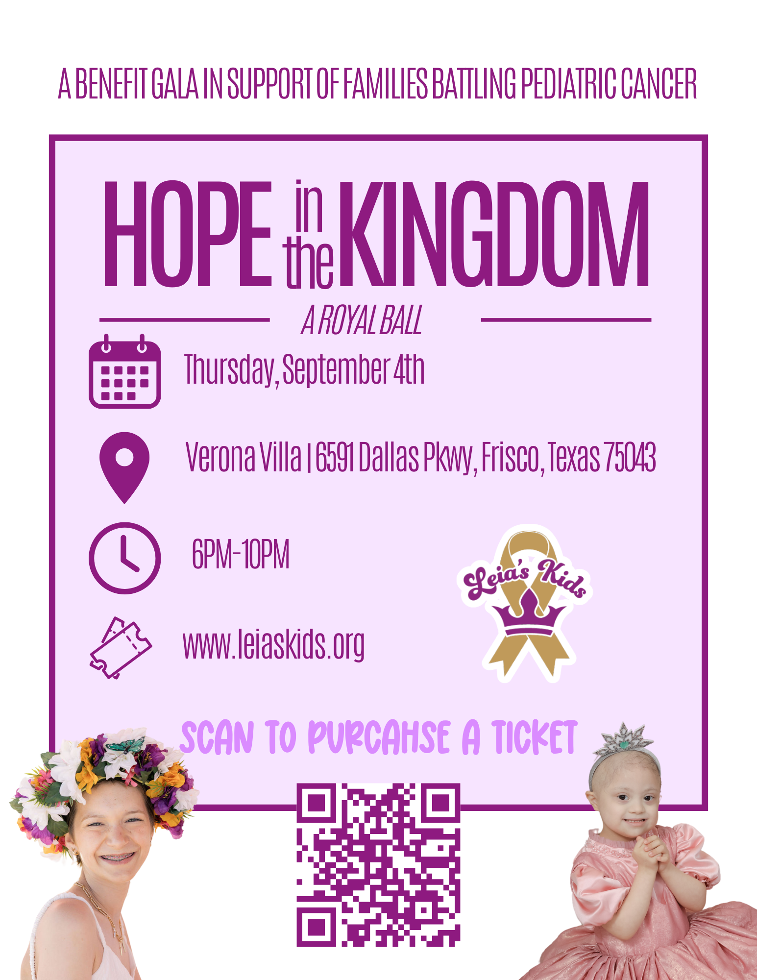 Campaign cover image for Hope In The Kingdom- A Royal Ball
