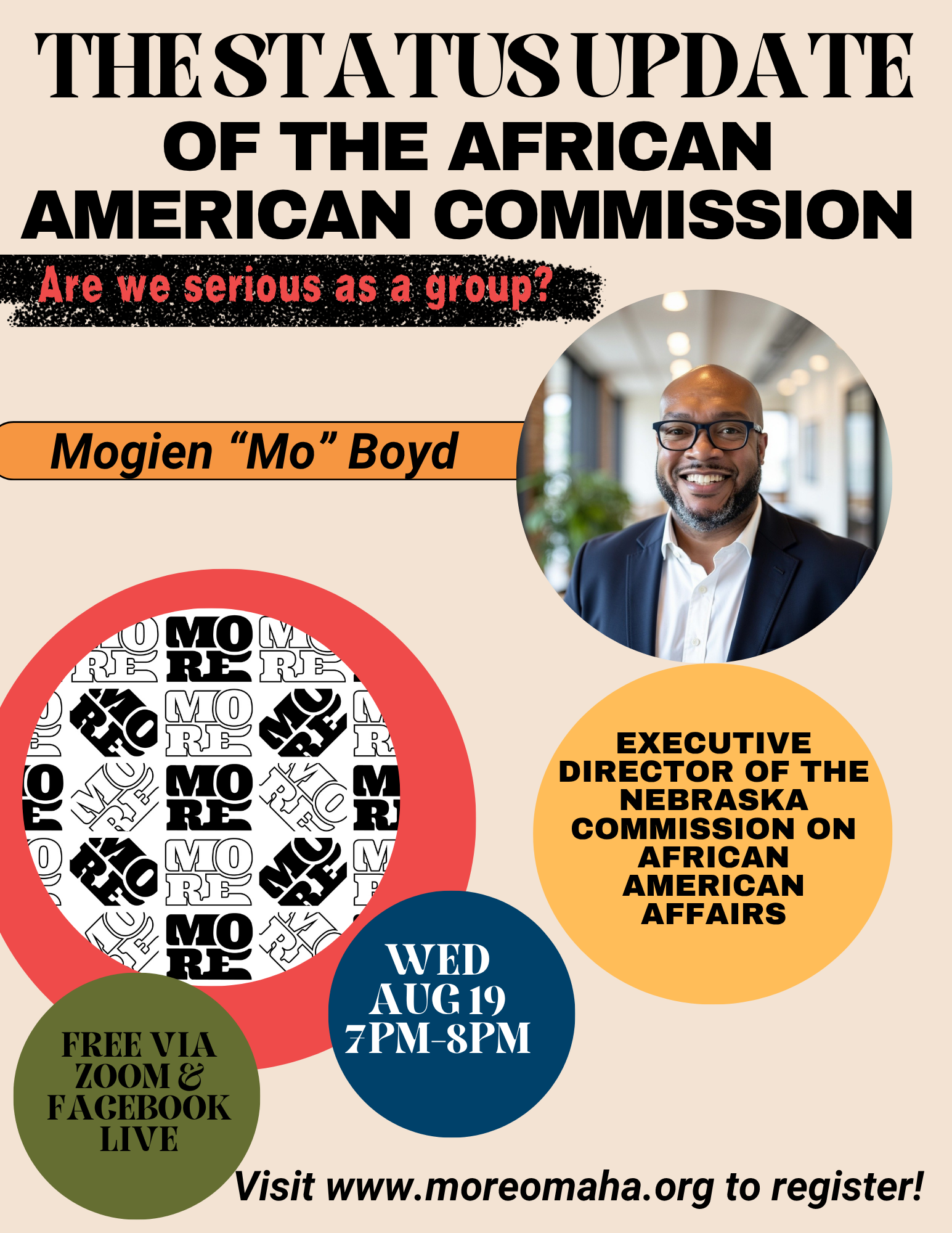 Campaign cover image for The Status Update of the Nebraska African American Commission. Are we serious as a group?