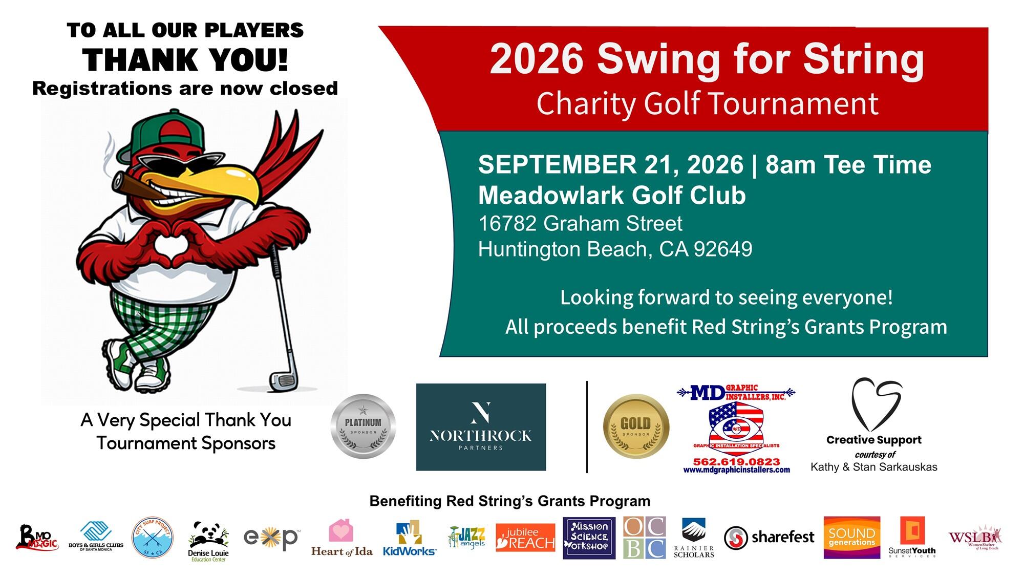 Campaign cover image for 4th Annual Swing for String Charity Golf Tournament