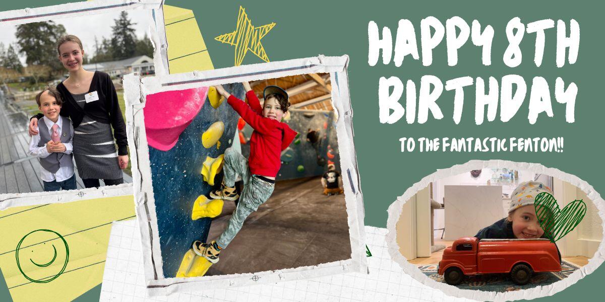 Campaign cover image for Happy 8th Birthday Fenton!!!