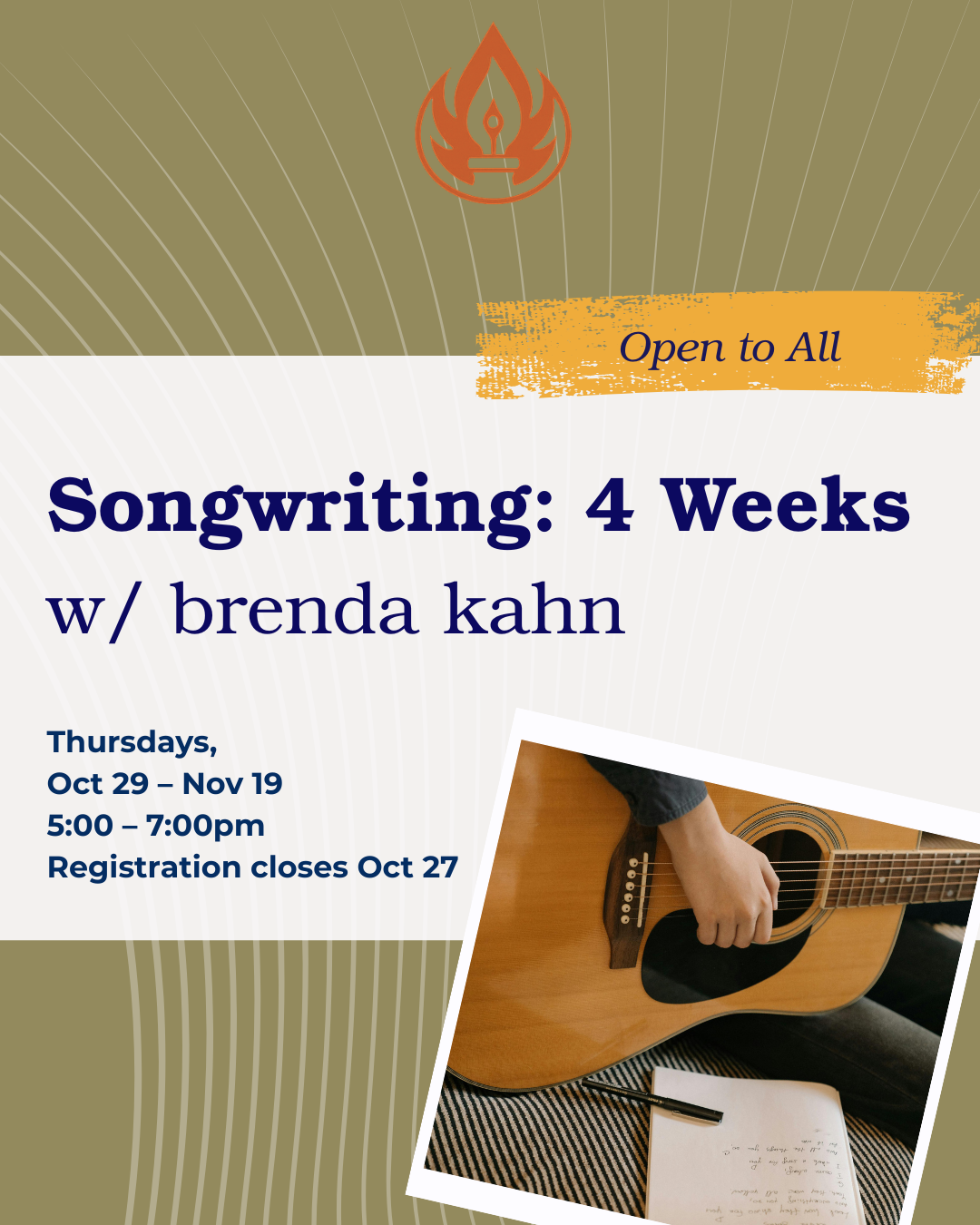Campaign cover image for Songwriting