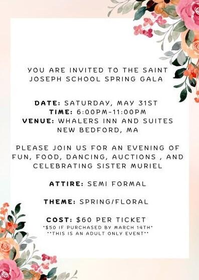 Campaign cover image for St Joseph School Spring Gala