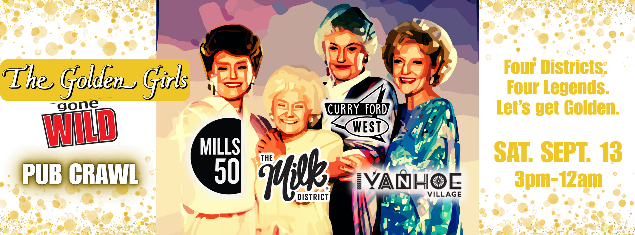Campaign cover image for Golden Girls Gone Wild - Pub Crawl