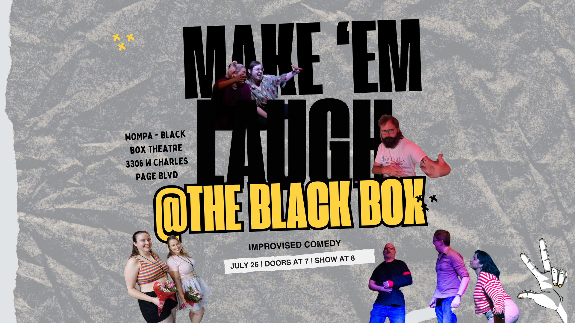 Campaign cover image for Make Em Laugh - July!