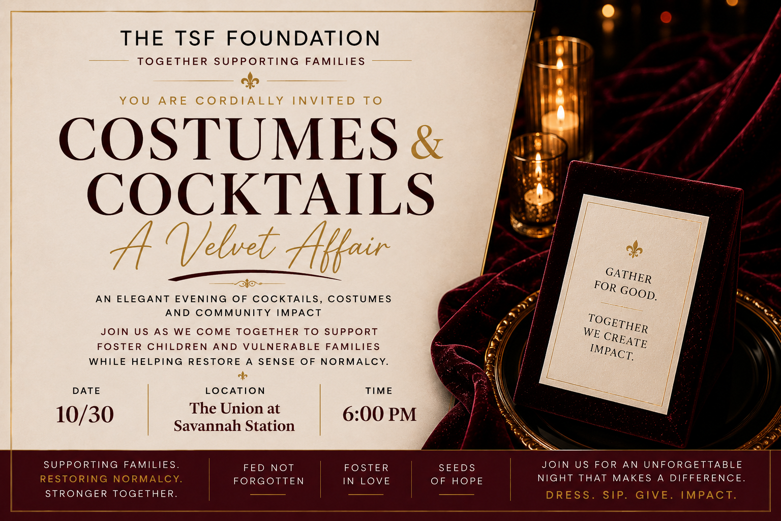 Campaign cover image for Costumes & Cocktails: A Velvet Affair