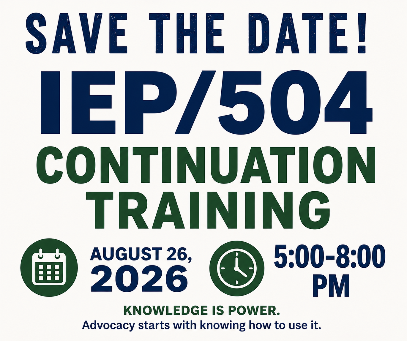 Campaign cover image for Knowledge is Power: Navigating Special Education Part 2