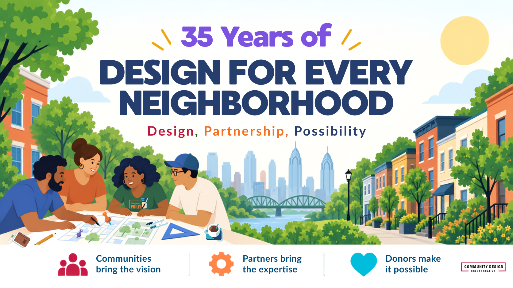 Campaign cover image for 35 Years of DESIGN FOR EVERY NEIGHBORHOOD: