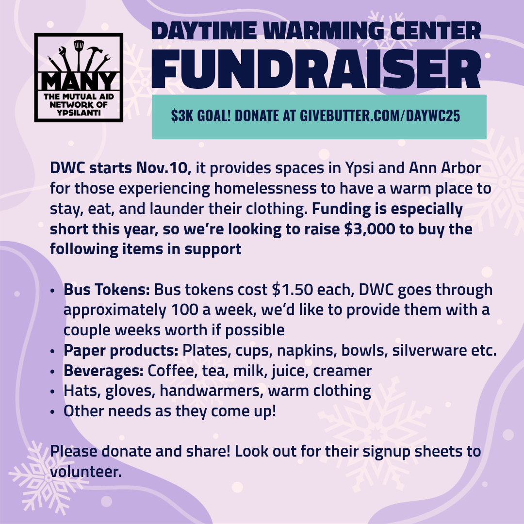 Campaign cover image for Daytime Warming Center Fundraiser 25-26