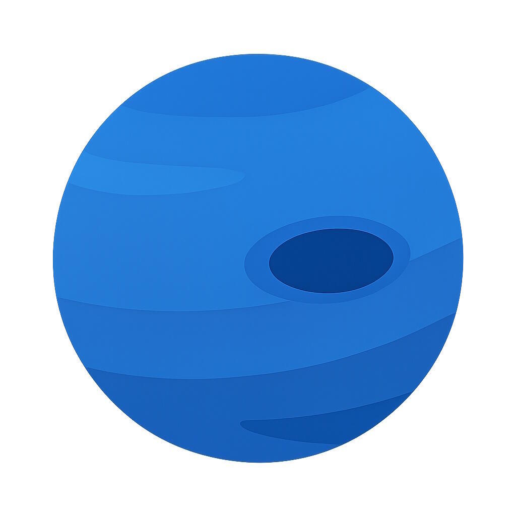Neptune - Coolest planet in the contest logo