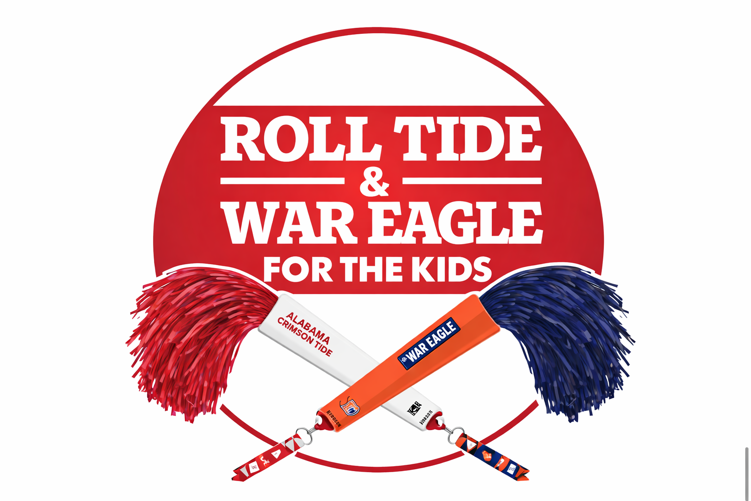 Roll Tide & War Eagle- For The Kids! logo