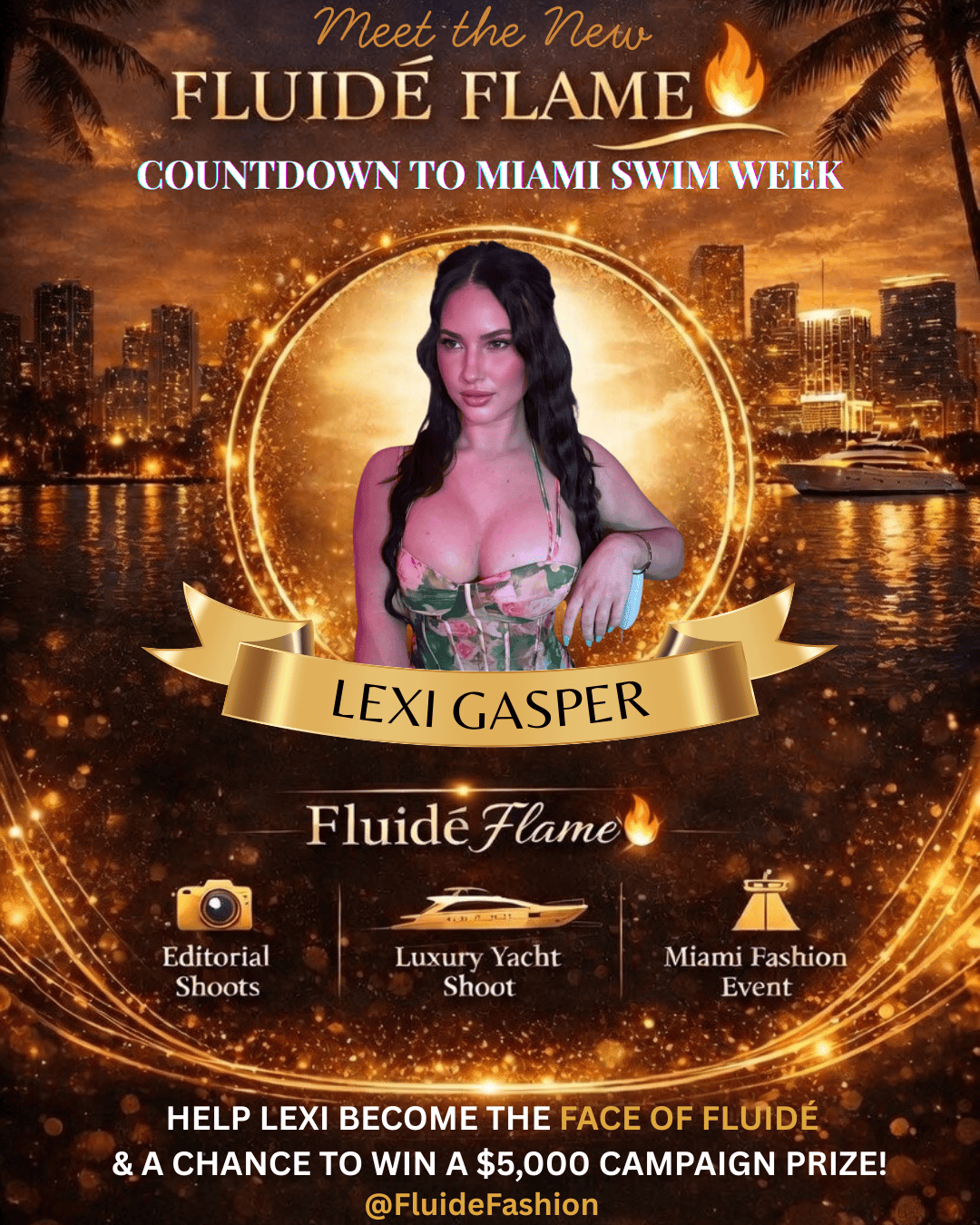 Fluidé Flame: Lexi Gasper logo
