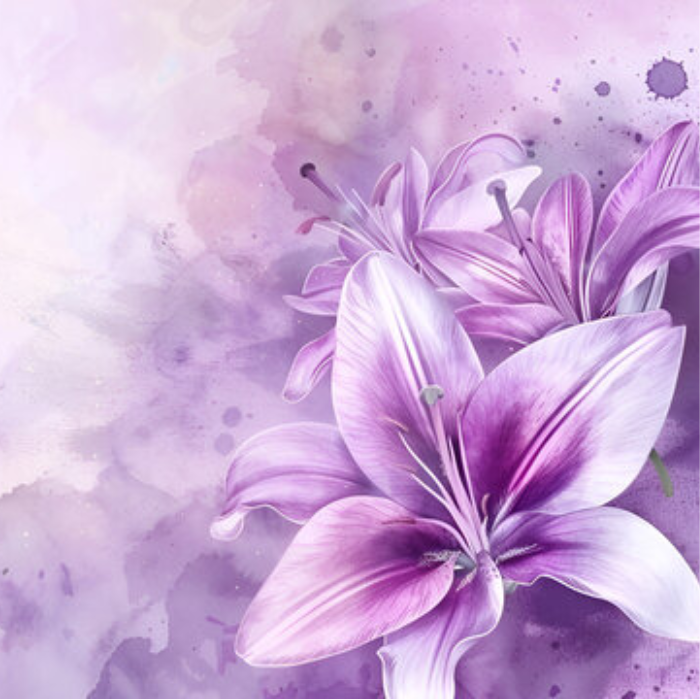 Purple Lillies logo