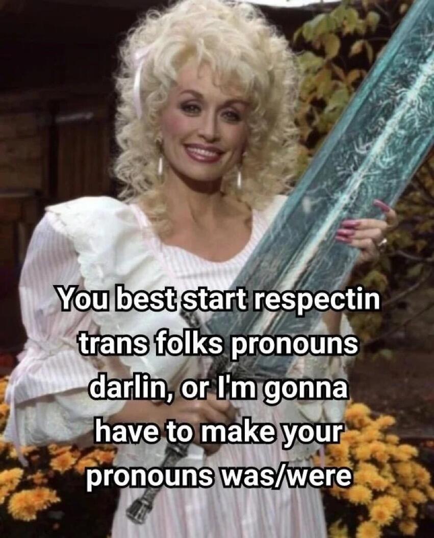 Dolly Parton for President logo