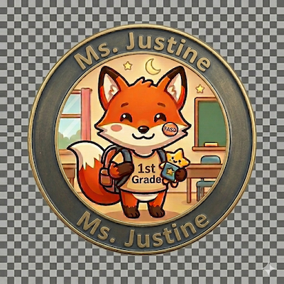 1st Grade - Justine logo