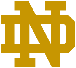 The Notre Dame Shamrock Strikers logo