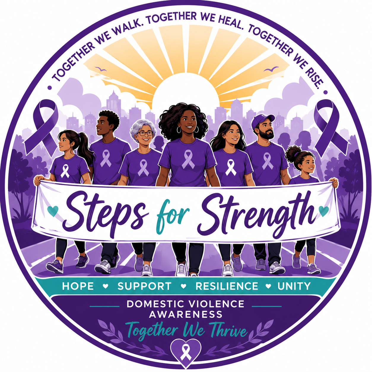 Steps for Strength logo