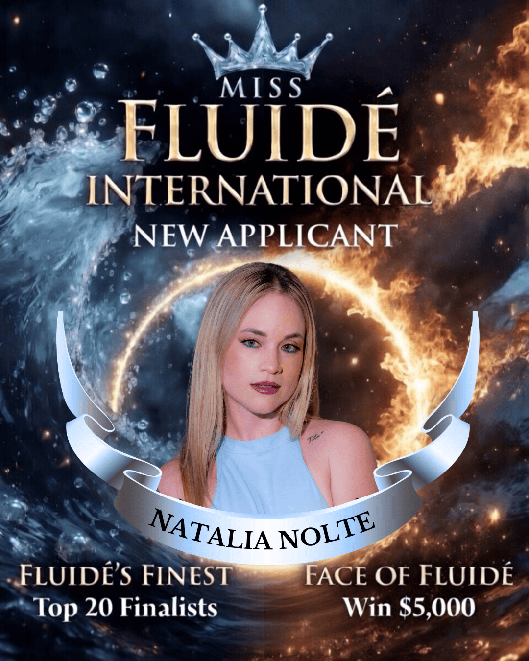 Miss Fluidé International: Natalia Nolte logo