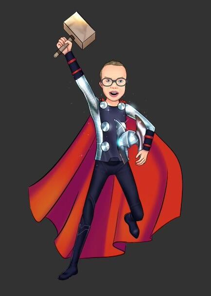 Team Mighty Dane Thor logo