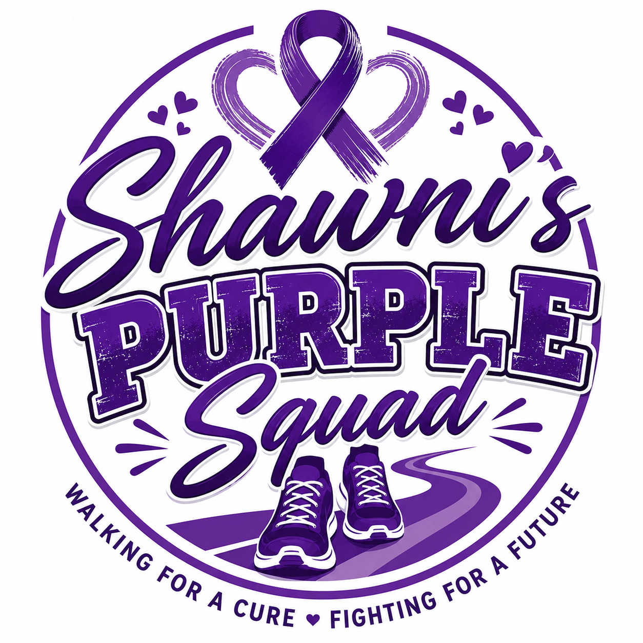 Shawna’s Purple Squad logo