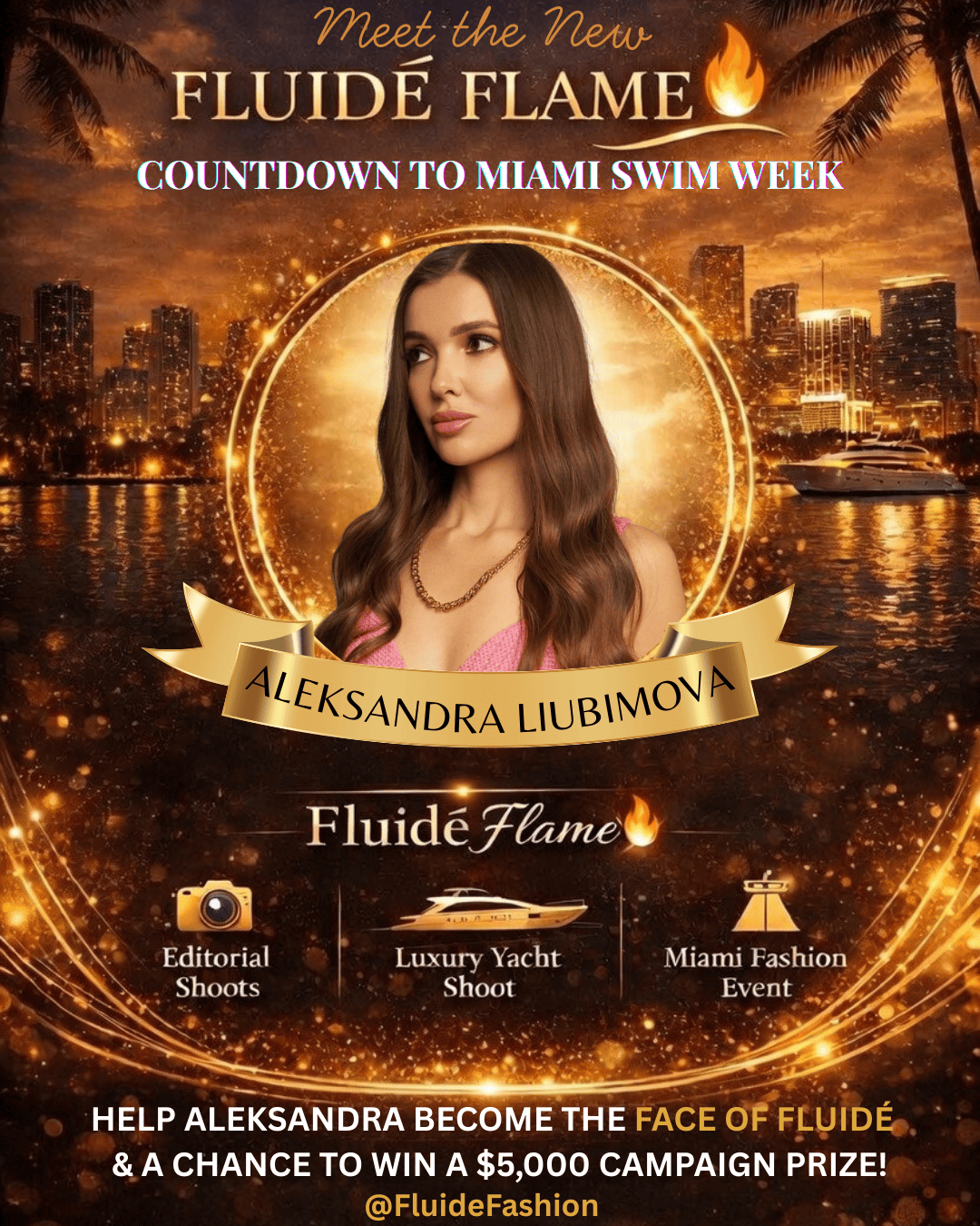 Fluidé Flame: Aleksandra Liubimova logo