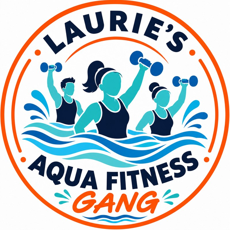 Laurie's Aqua Fitness Gang logo