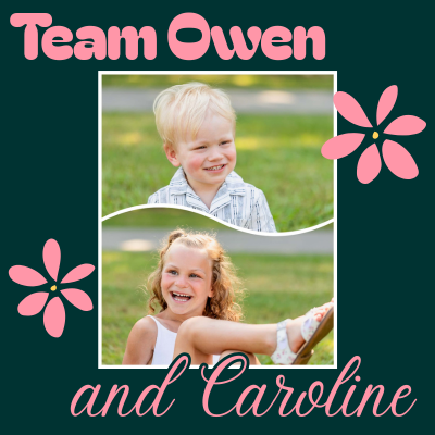 Team Owen and Caroline logo