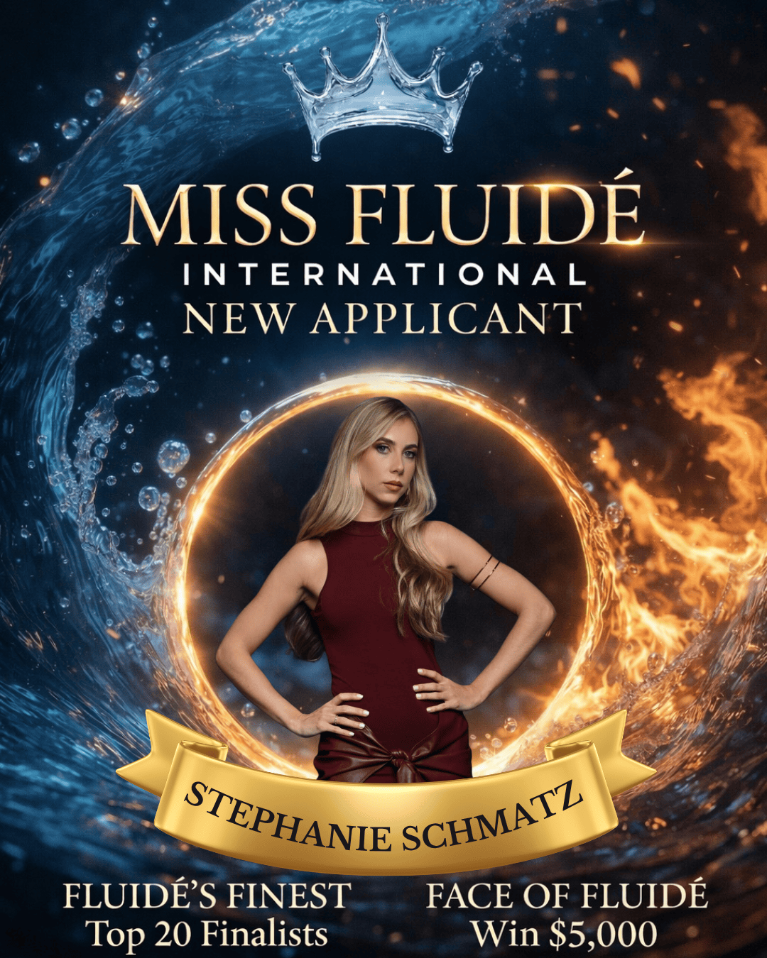 Miss Fluidé International: Stephanie Schmatz logo