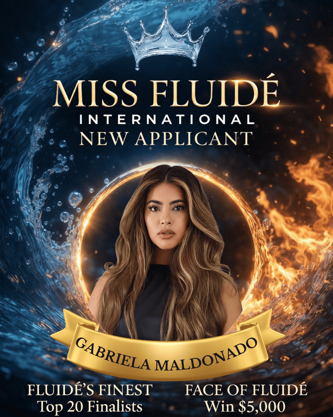 Miss Fluidé International: Gabriela Maldonado logo