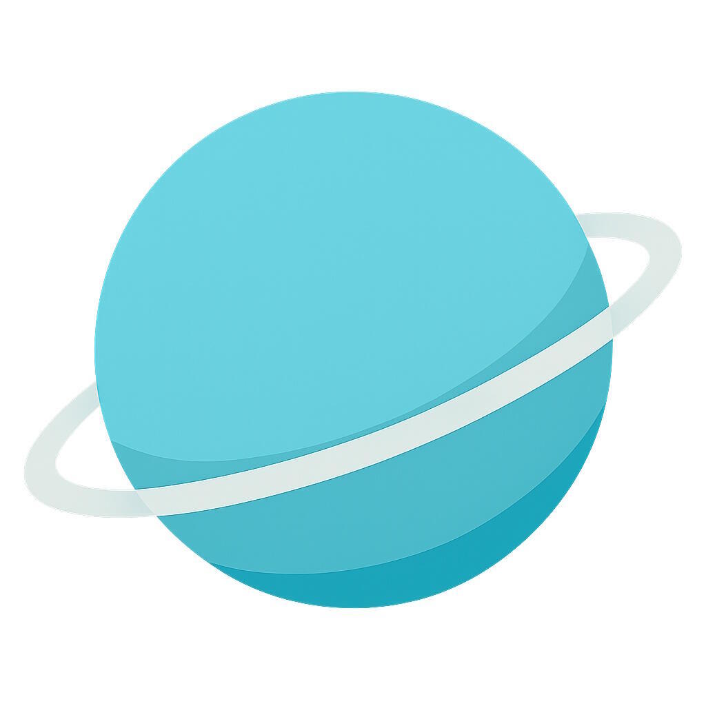 Uranus - Defying gravity, defying expectations. logo
